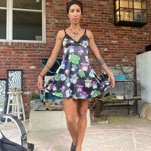Furby print y2k slip dress from Dollskill
